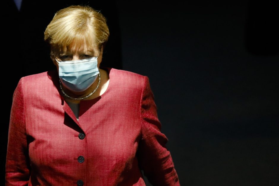 Angela Merkel Maske Coronavirus