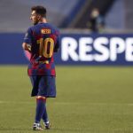 Lionel Messi FC Barcelona Bayern München August 2020