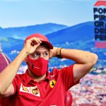 Sebastian Vettel Ferrari Maske