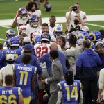 Giants Rams Prügelei Tate Ramsey NFL