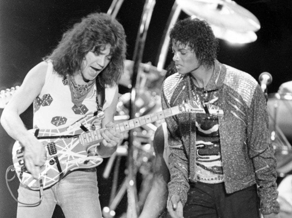Eddie Van Halen Michael Jackson