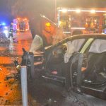 Raser verursacht in Pforzheim Unfall mit fünf Verletzten