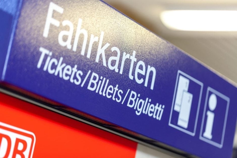 Bahn Fahrkarte Automat
