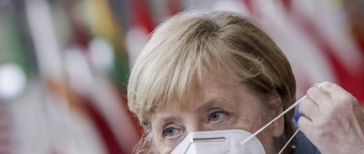 FFP-2-Maske Angela Merkel