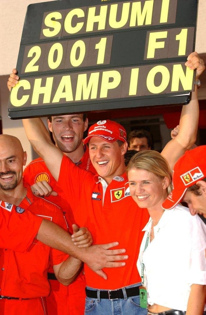 Formel 1 - 2001 Weltmeister Michael Schumacher