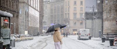 Schnee in Mailand