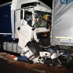 Lkw-Unfall auf A12 Richtung Polen