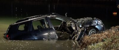 Auto versinkt in Mittellandkanal - 72-jähriger Fahrer tot