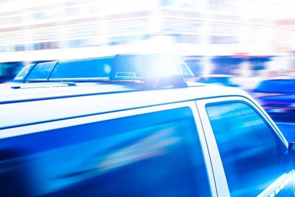 Polizei Wagen Blaulicht