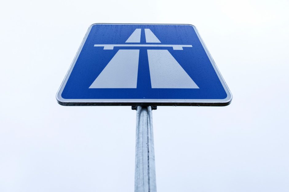 Autobahn Hinweisschild