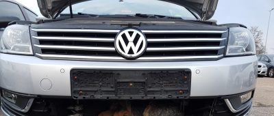 Hund fährt nach Unfall unbemerkt in Autofront mit