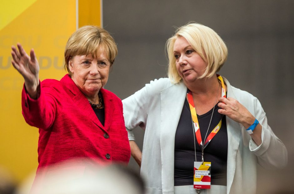 Karin Strenz und Angela Merkel 2017