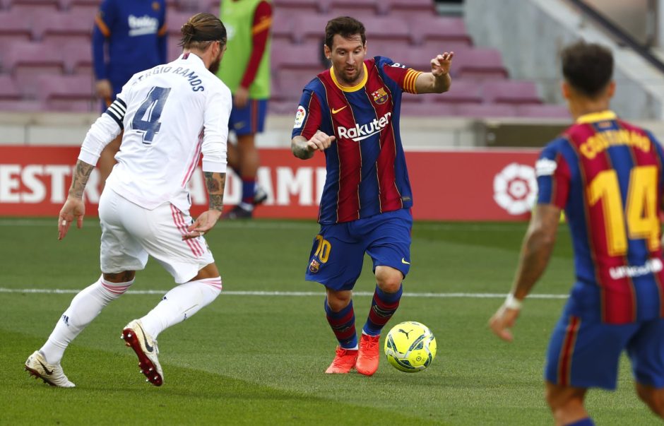 FC Barcelona - Real Madrid Lionel Messi Sergio Ramos FIFA 21 TOTS La Liga