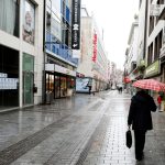 Köln Hohe Straße Regen Wetter