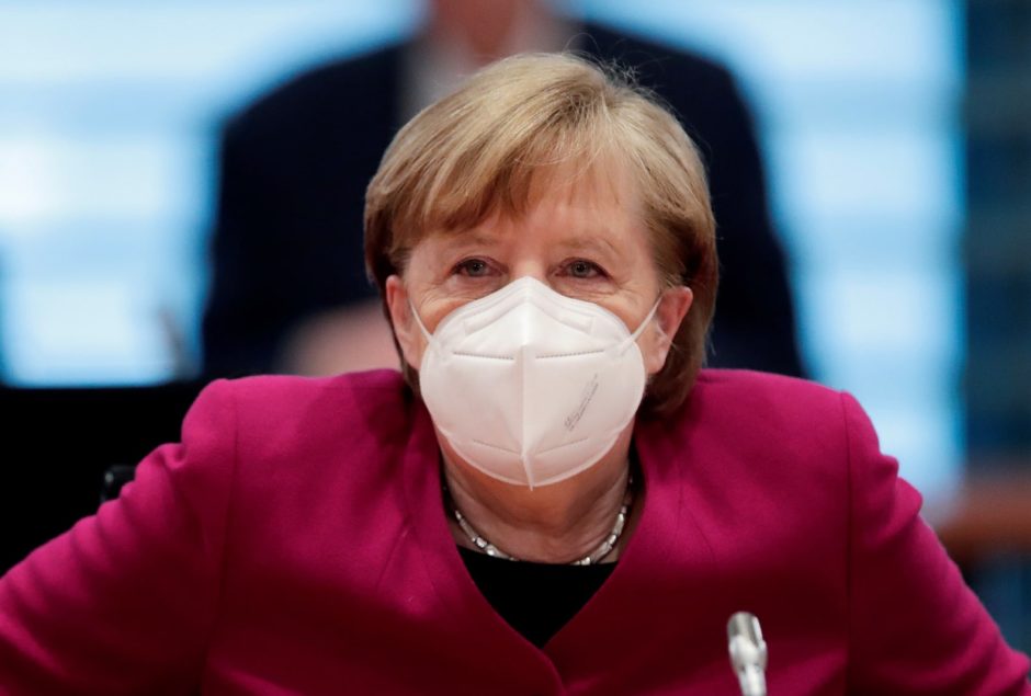 Merkel Corona-Maske FFP2