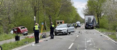 Zwei Tote bei Verkehrsunfall bei Kerpen