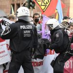 Demonstration gegen geplantes Versammlungsgesetz Düsseldorf Polizei