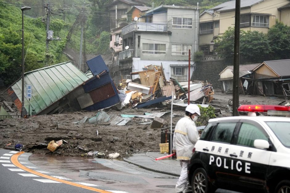Erdrutsch in Japan
