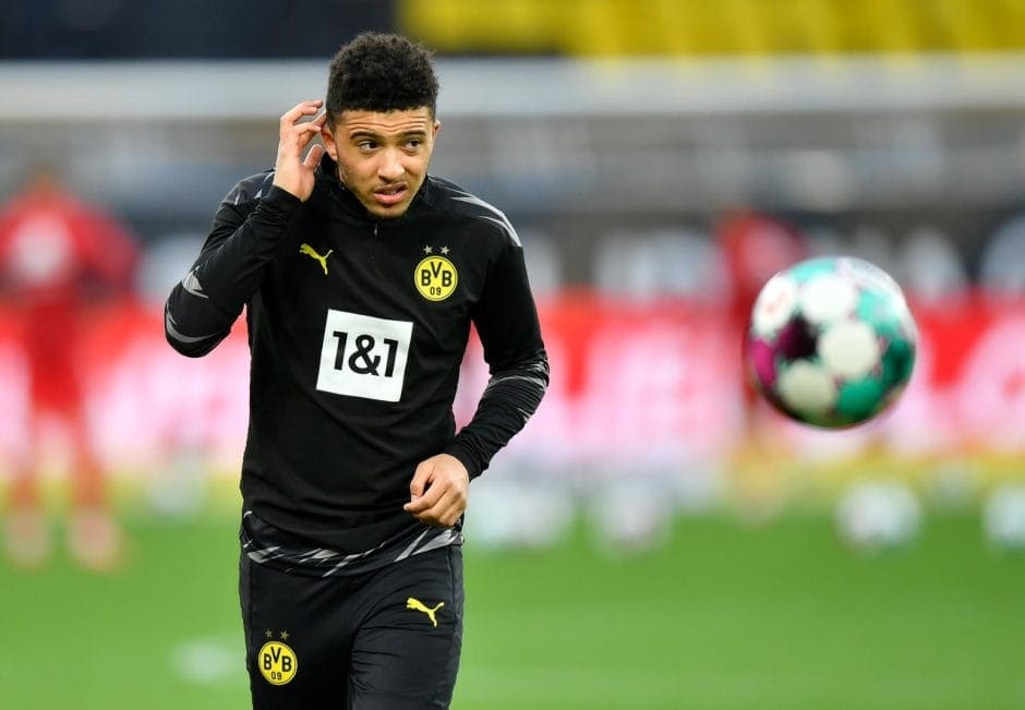 Jadon Sancho Borussia Dortmund April 2021