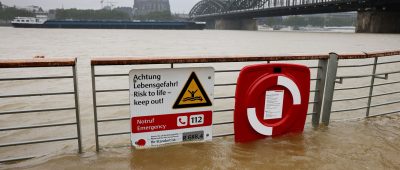 Köln Rhein Hochwasser Starkregen 2