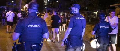 Mallorca Palma Party Polizei