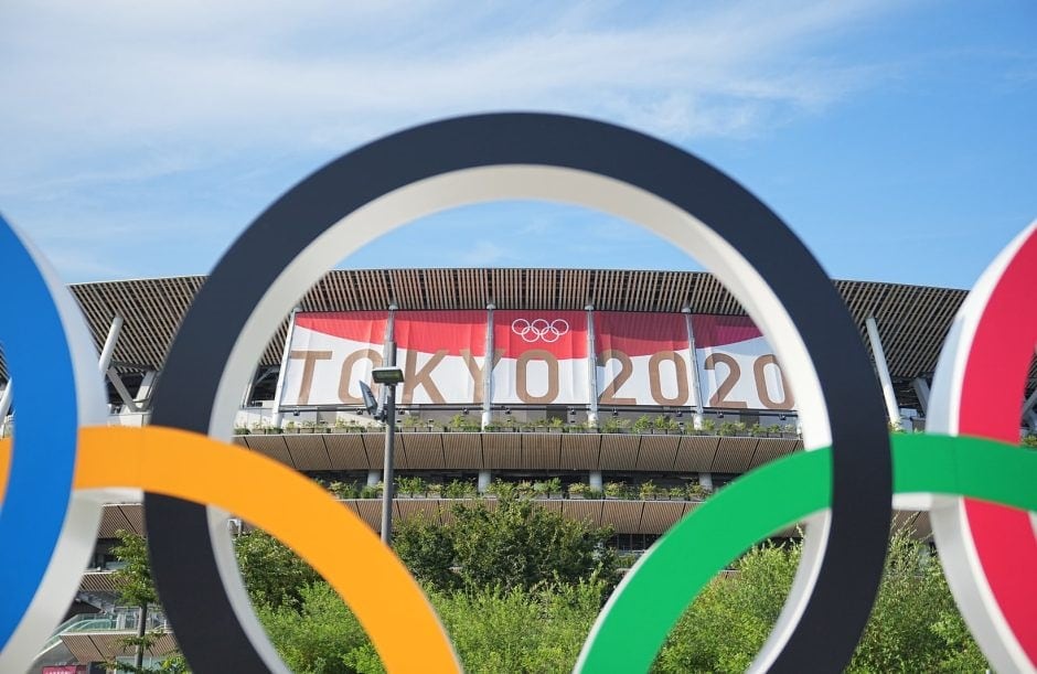Tokio 2020 Olympia Ringe Olympische Spiele
