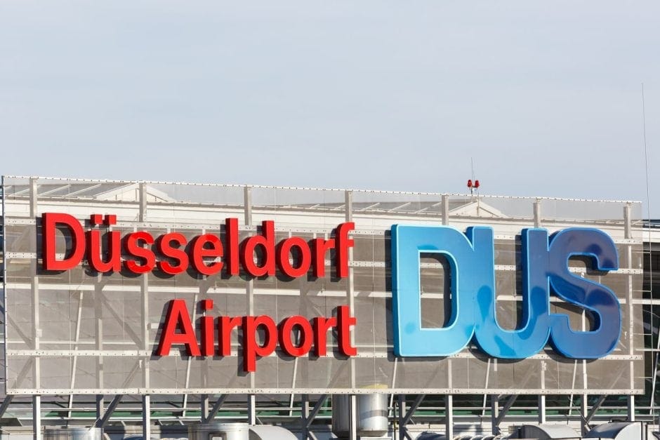 Flughafen Düsseldorf Logo Airport DUS