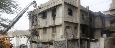 Brand in pakistanischer Chemiefabrik