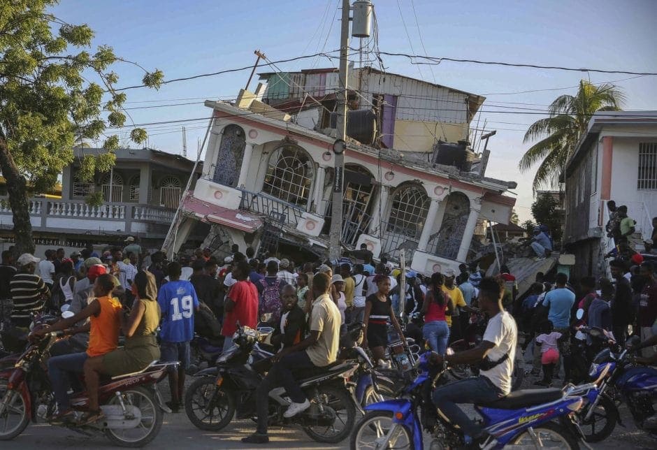 Haiti Erdbeben Gebäude eingestürzt