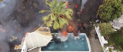 La Palma Vulkanausbruch Pool