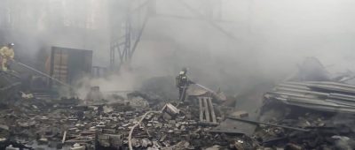 Explosion in Produktionshalle für Sprengstoff in Russland