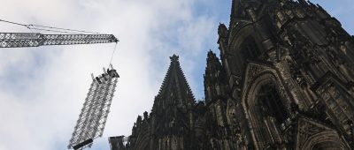 Kölner Dom Gerüst abgebaut