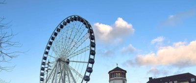 Düsseldorf Burgplatz Riesenrad Wheel of Vision 2020