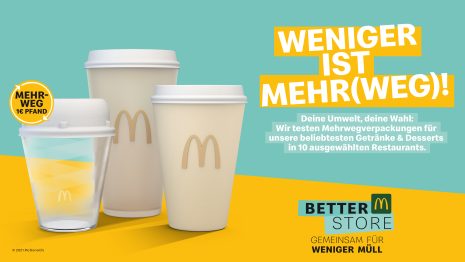 McDonald's Deutschland testet eigenes Mehrwegpfandsystem