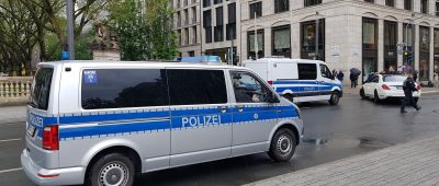 Polizei Düsseldorf Königsallee Blaulicht