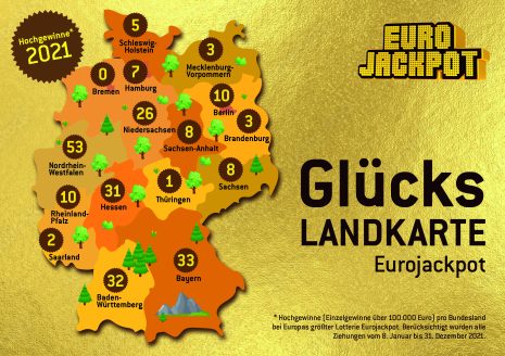 Eurojackpot_Gewinnerbilanz Deutschland 2021 