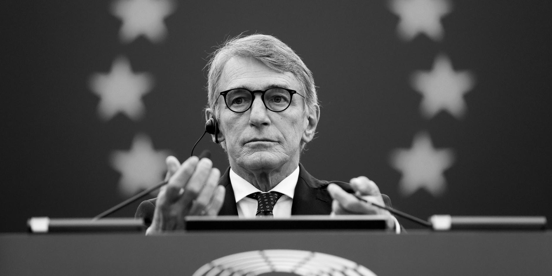 EU-Parlamentspräsident David Sassoli