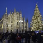 Mailand Piazza Del Duomo Domplatz