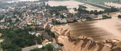 Überschwemmung in Erftstadt-Blessem
