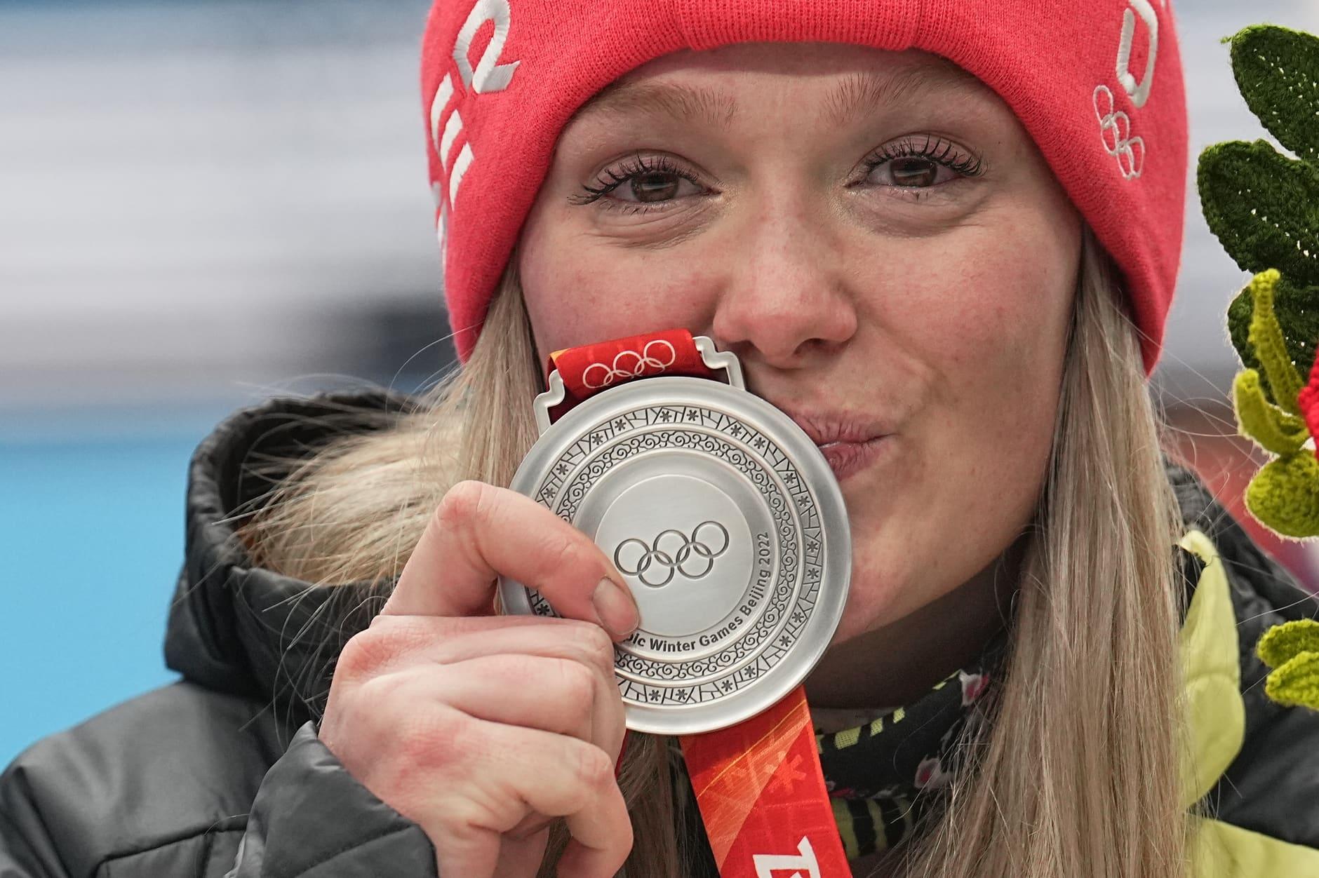 Anna Berreiter Olympia 2022 Silbermedaille