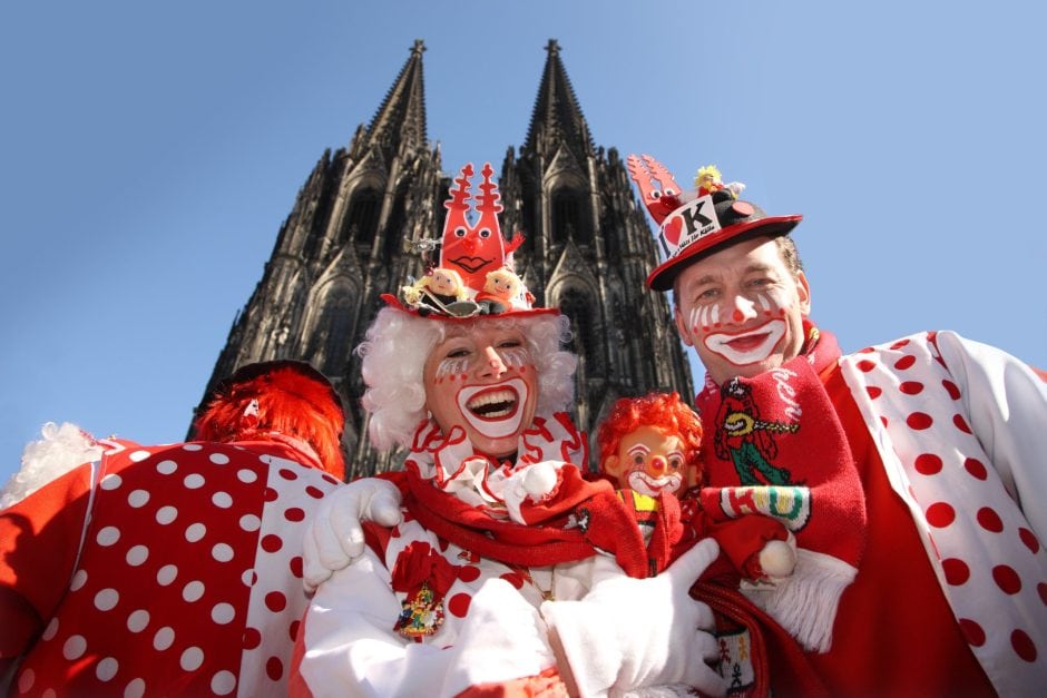 Karneval am Kölner Dom