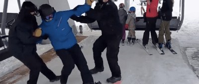 Maske Streit Snowboarder Kanada