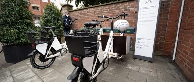 Mietstation für Lasten-E-Bikes in Düsseldorf