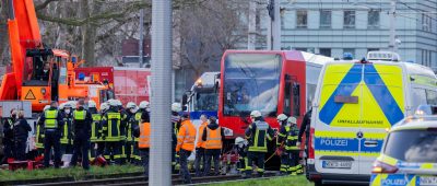 Unfall mit Straßenbahn