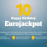 Eurojackpot 10 Jahre