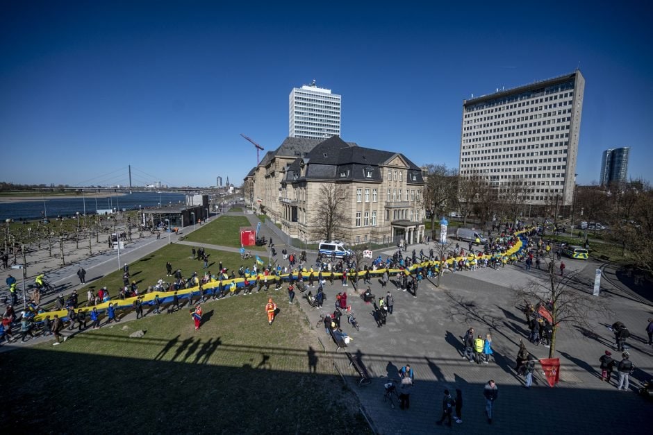 Ukraine-Konflikt - Proteste in Düsseldorf