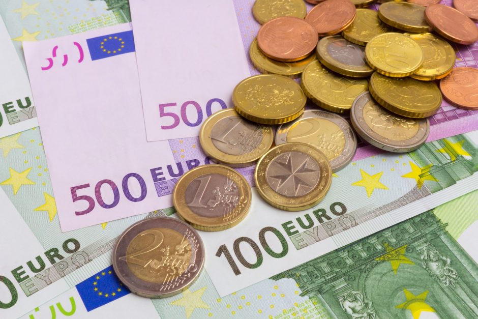 Banknoten Euro Münzen Scheine Geld