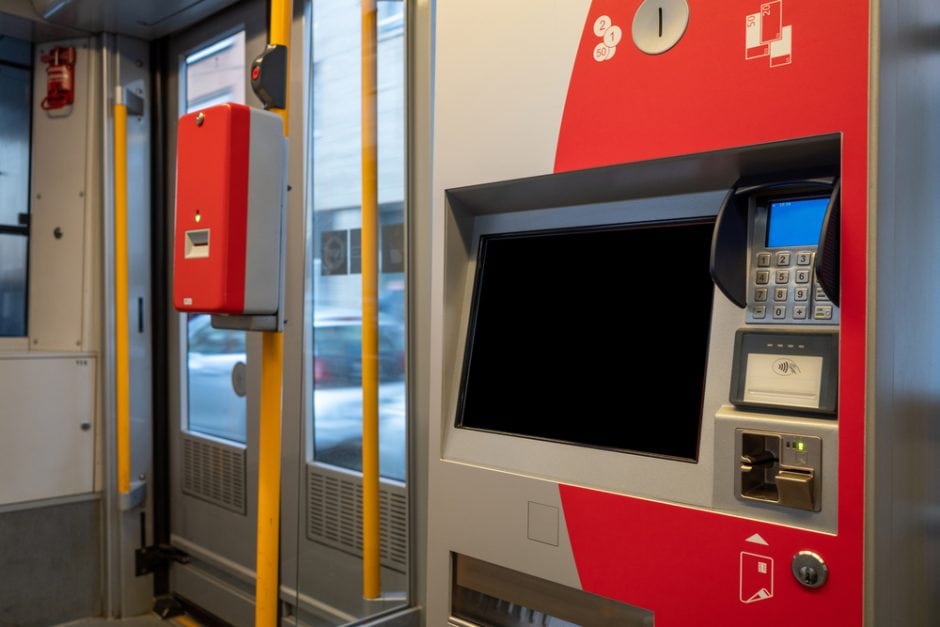 Ticket-Automat Straßenbahn Düsseldorf