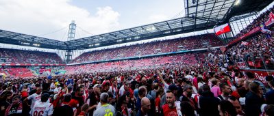 1. FC Köln Platzsturm RheinEnergieStadion