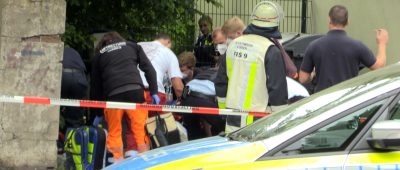 Schüsse in Essen Polizei Notdienst Feuerwehr